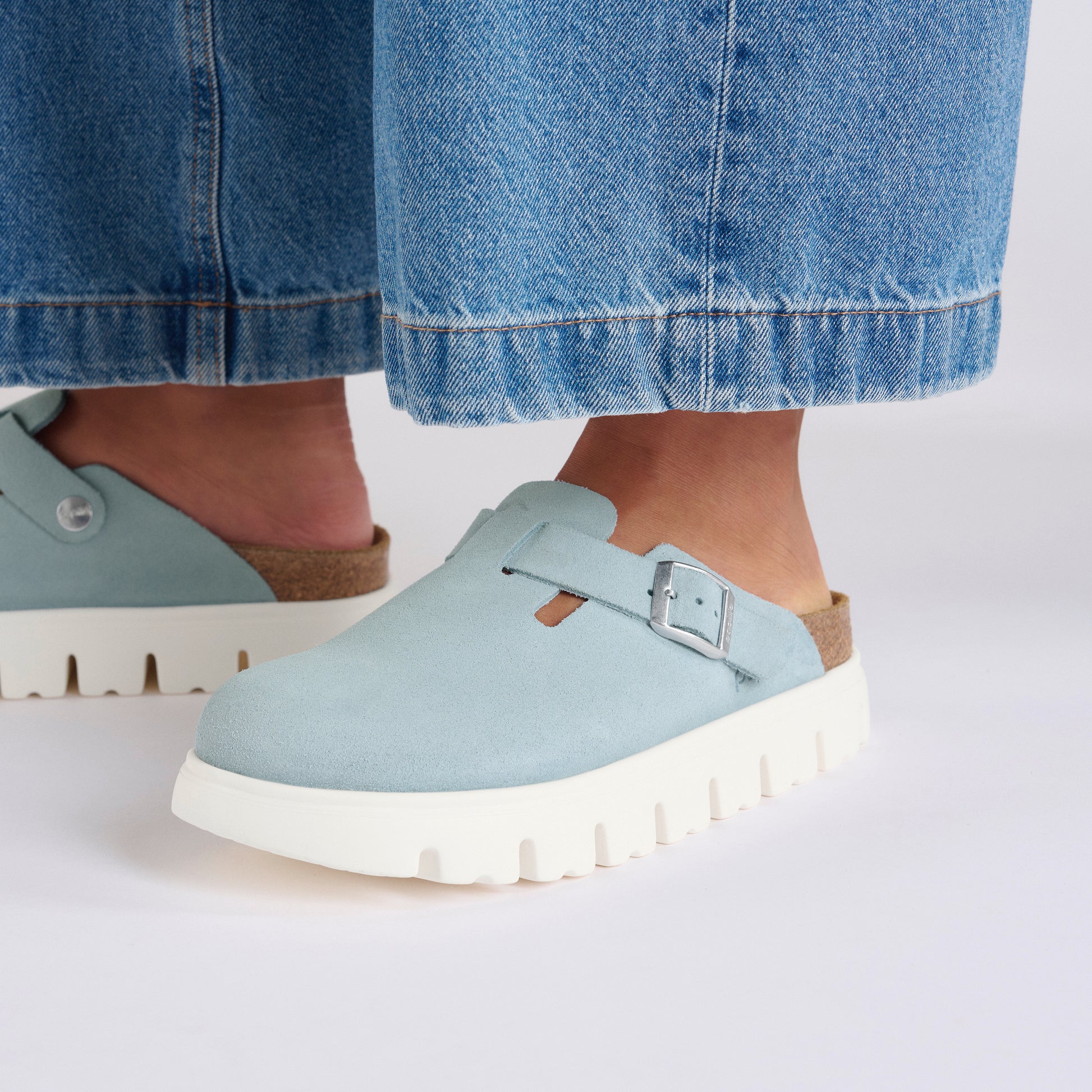 Birkenstock Boston Chunky Baby Blue - Image 3