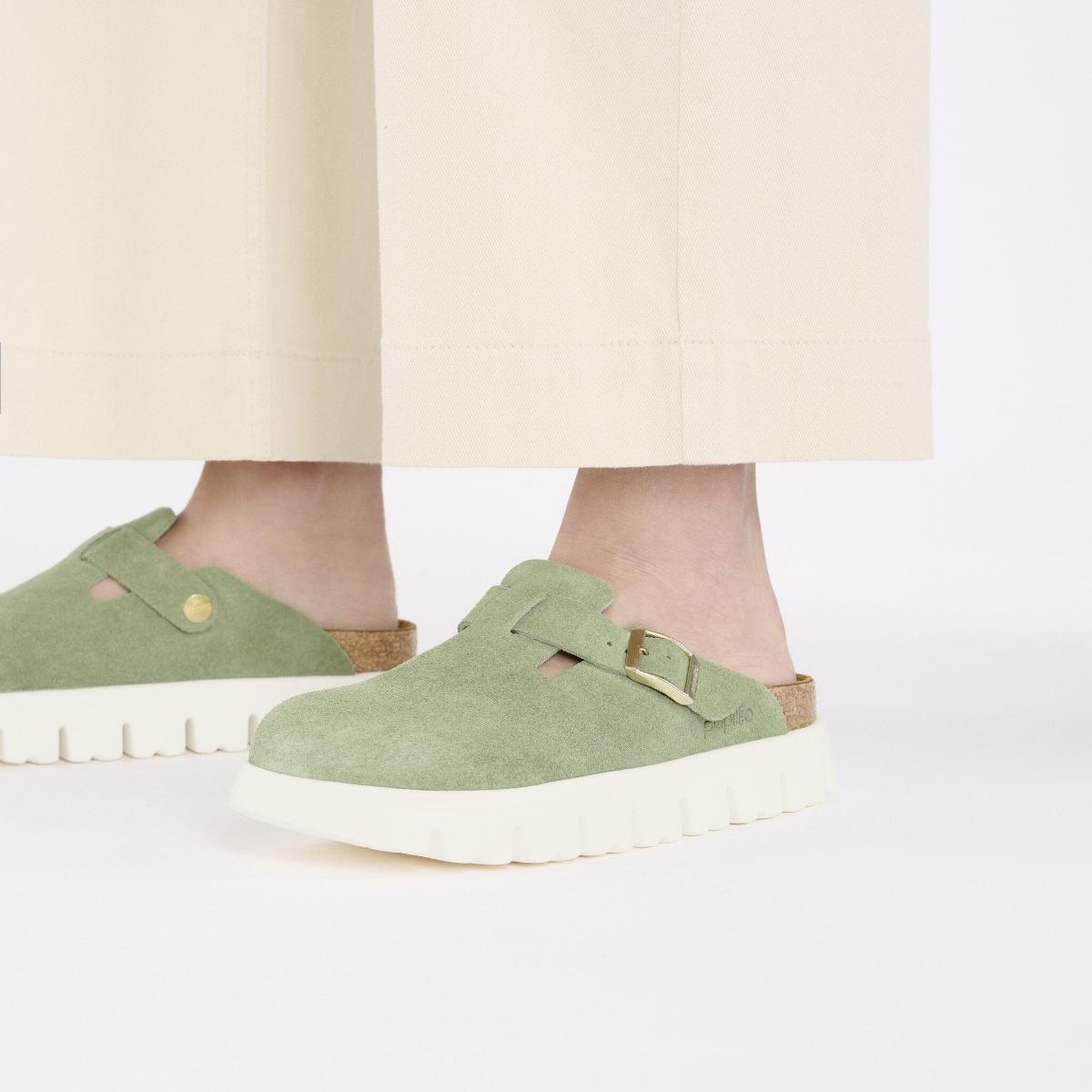 Birkenstock Boston Chunky Green Tea - Image 3