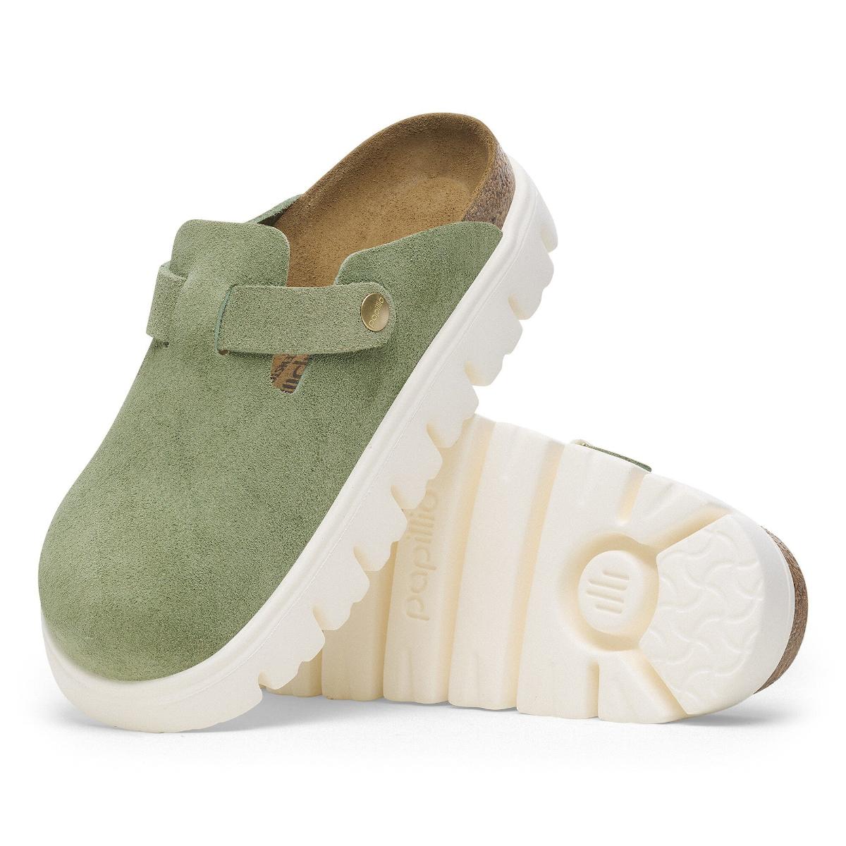 Birkenstock Boston Chunky Green Tea - Image 4