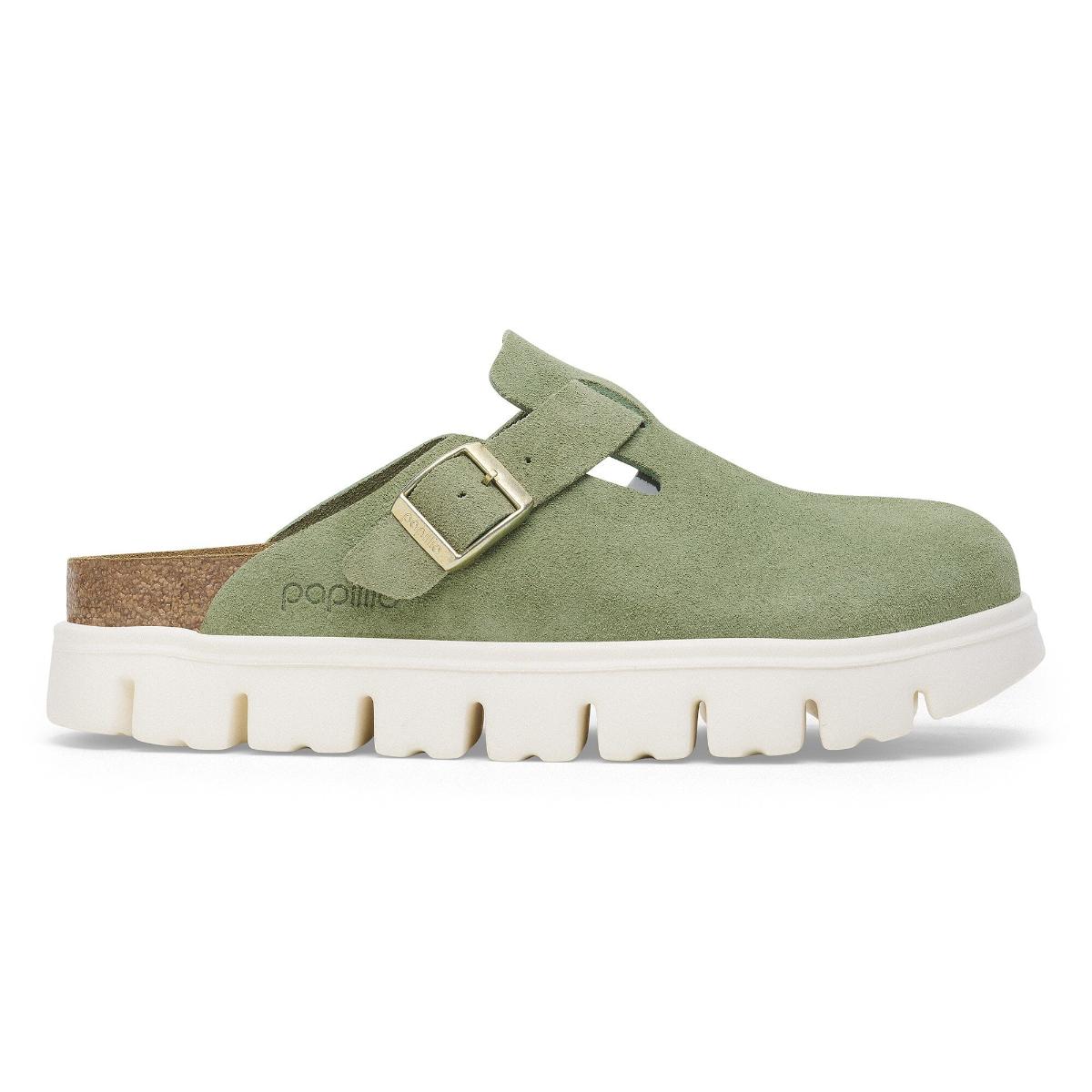 Birkenstock Boston Chunky Green Tea - Image 6