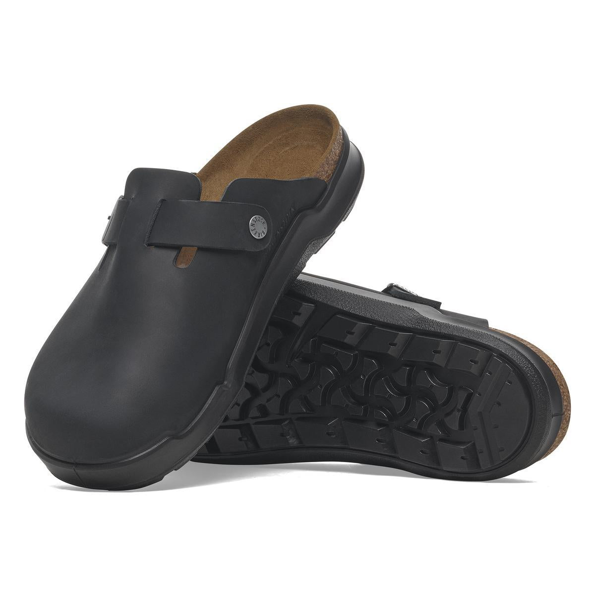 Boston Crosstown Oiled Leather in Black – BIRKENSTOCK NZ