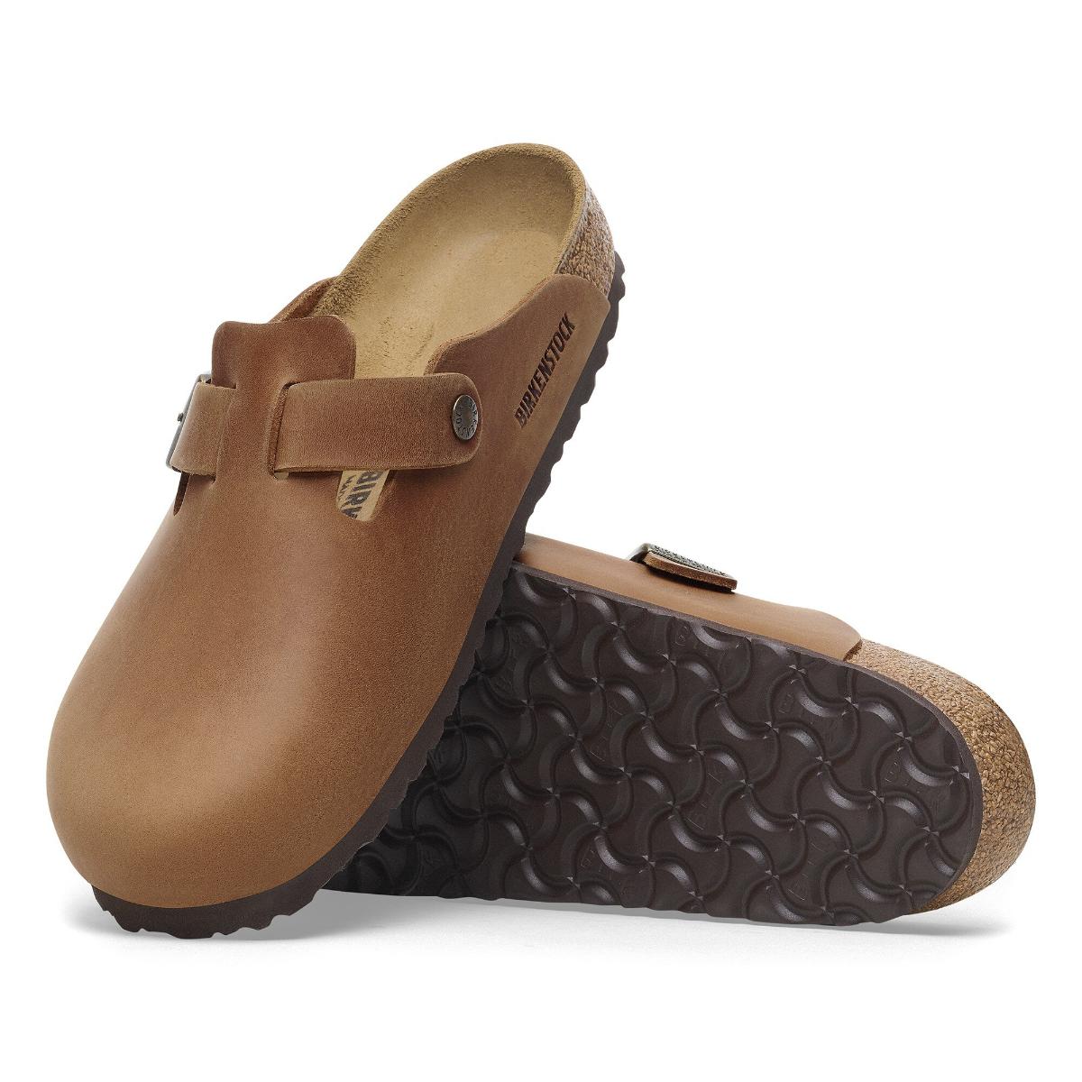 Boston Oiled Leather in Cognac – BIRKENSTOCK NZ