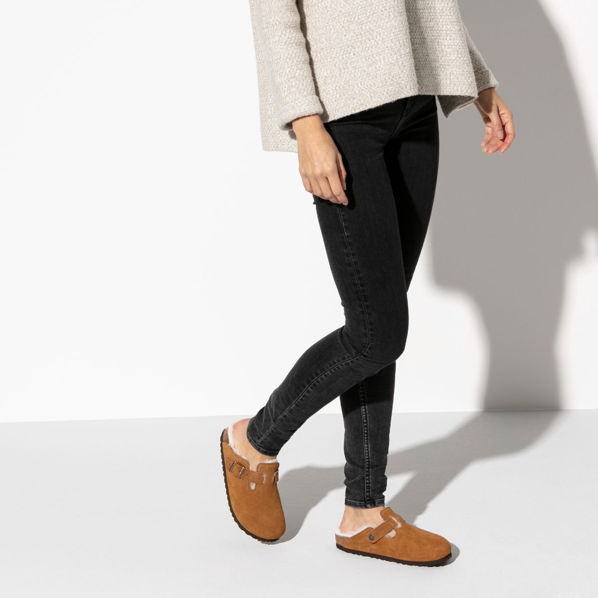 Boston Shearling Suede Leather in Mink – BIRKENSTOCK NZ