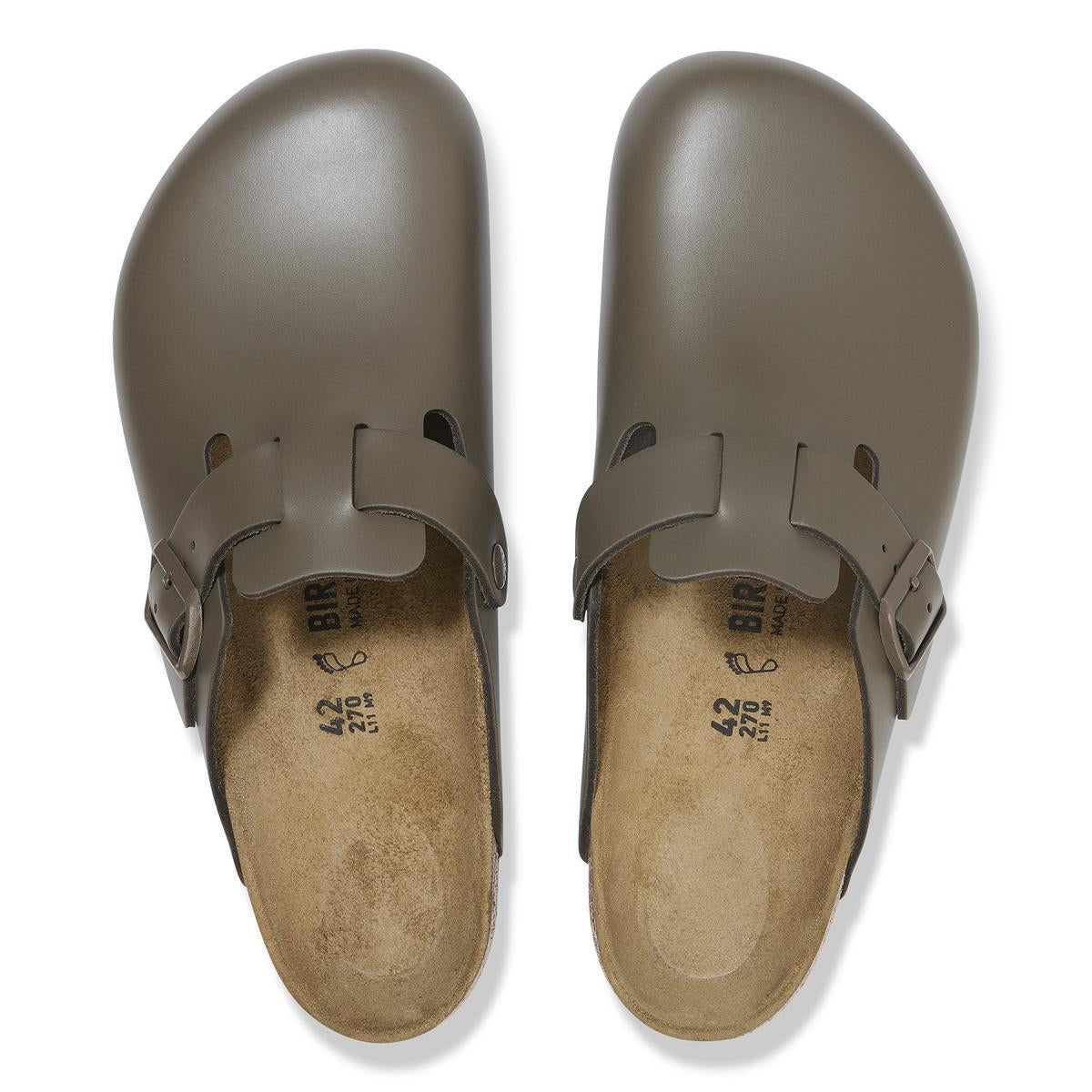 Boston Smooth Leather in Concrete Grey – BIRKENSTOCK NZ
