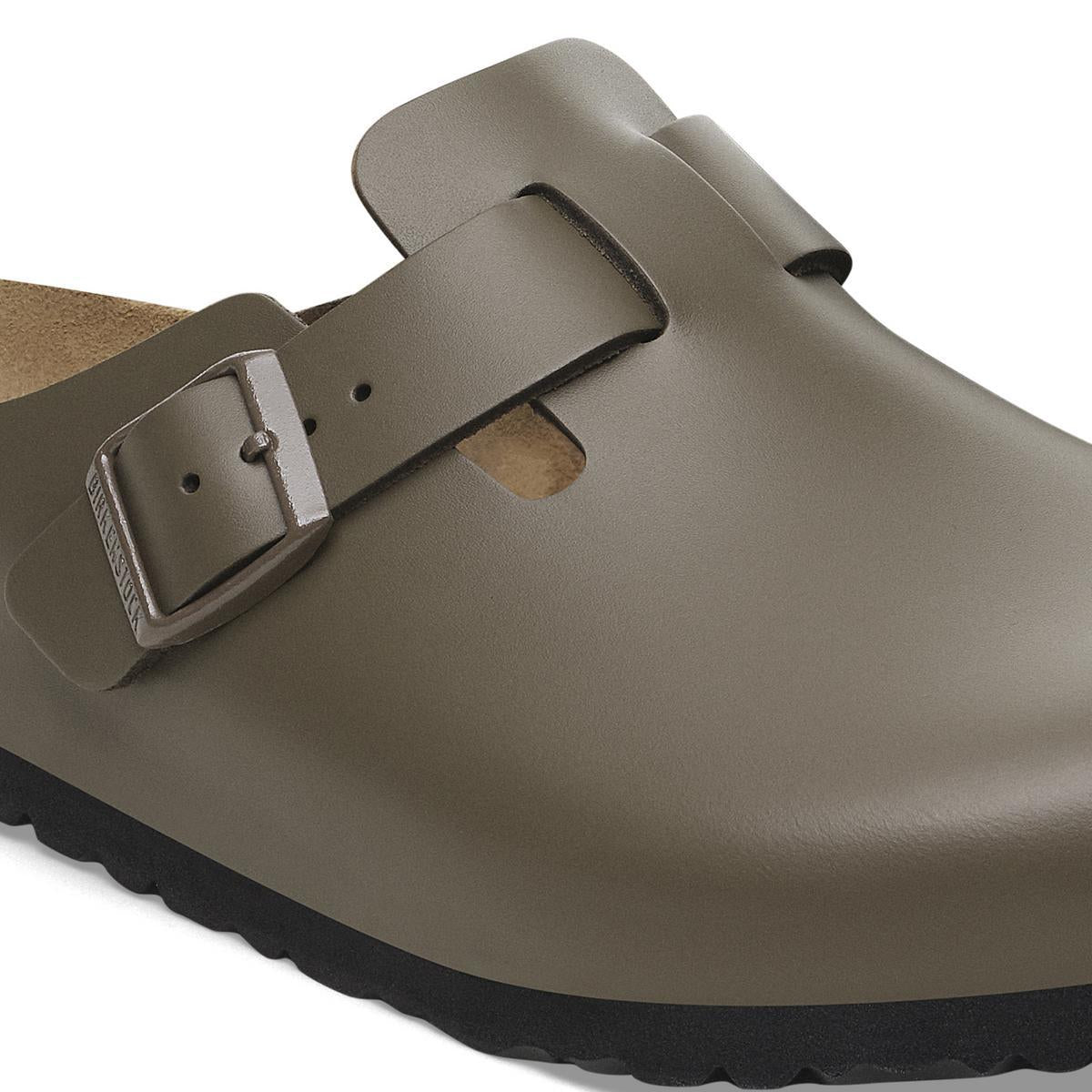 Boston Smooth Leather in Concrete Grey – BIRKENSTOCK NZ