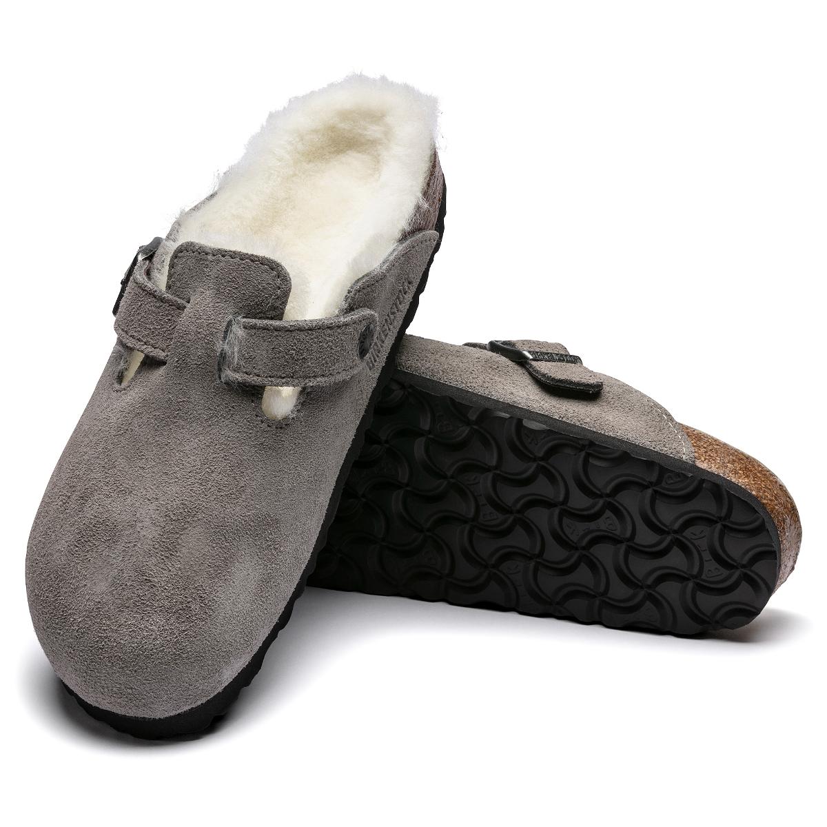 Birkenstock Boston Shearling Stone Coin - Image 3