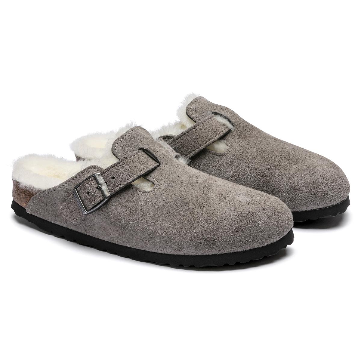 Birkenstock Boston Shearling Stone Coin - Image 4