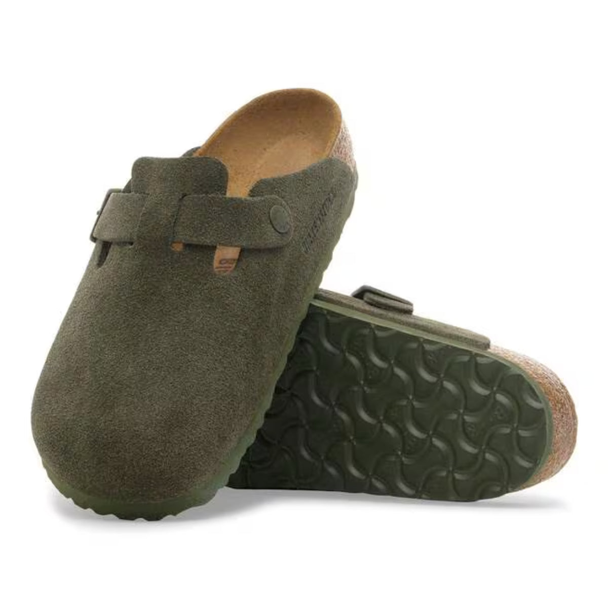 Birkenstock Boston Modern Suede Thyme - Image 2