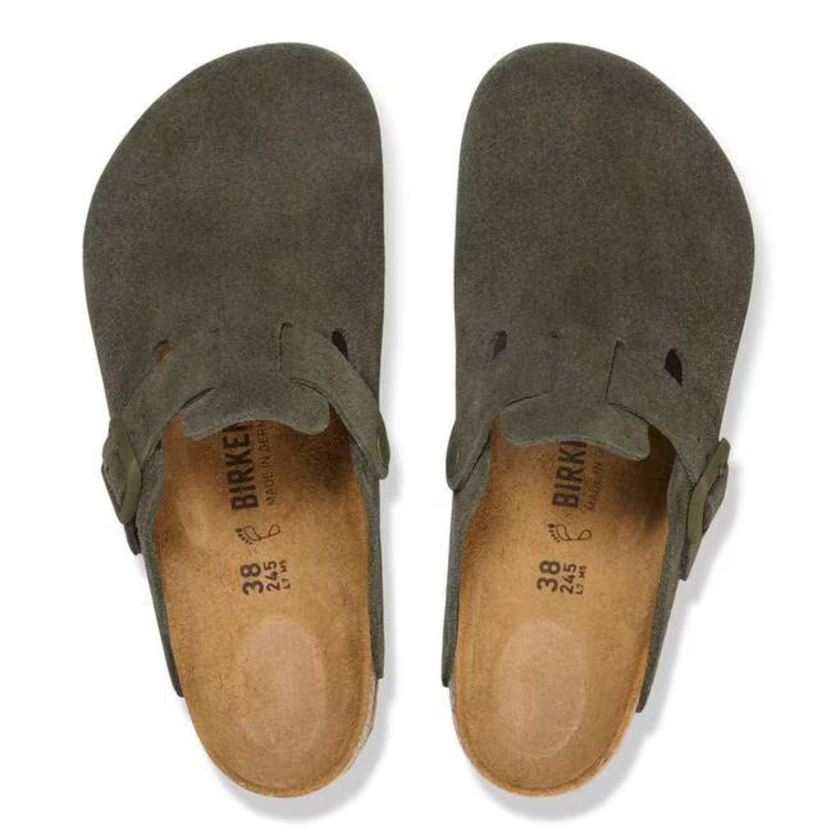 Birkenstock Boston Modern Suede Thyme - Image 5