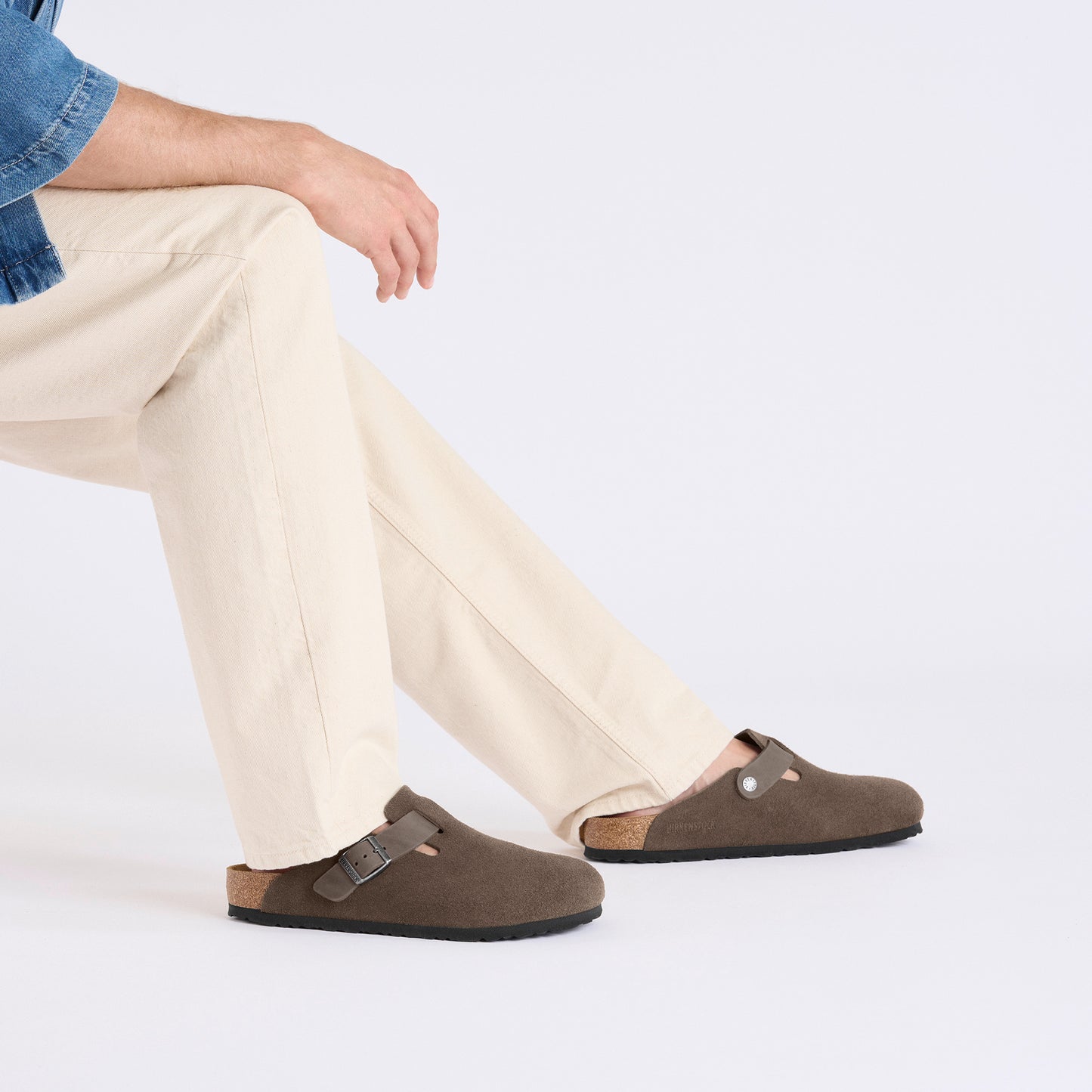 Birkenstock Boston Concrete Grey - Image 2