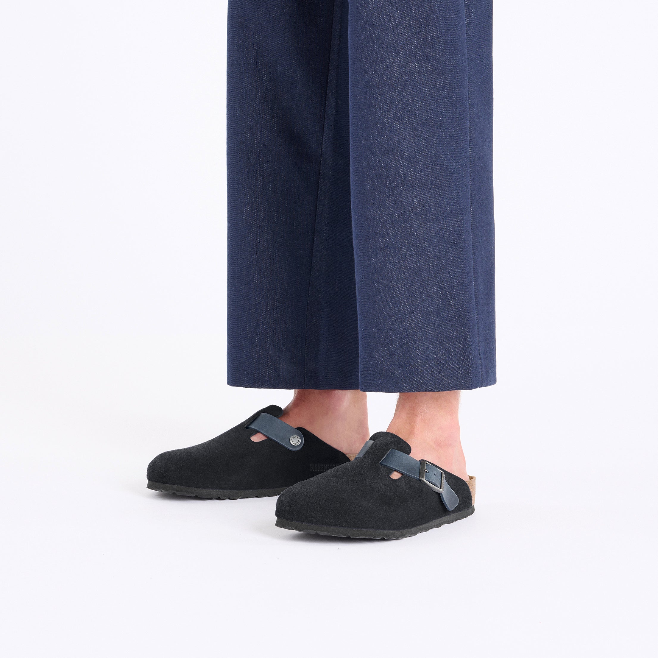 Boston Mixed Leather in Midnight – BIRKENSTOCK NZ