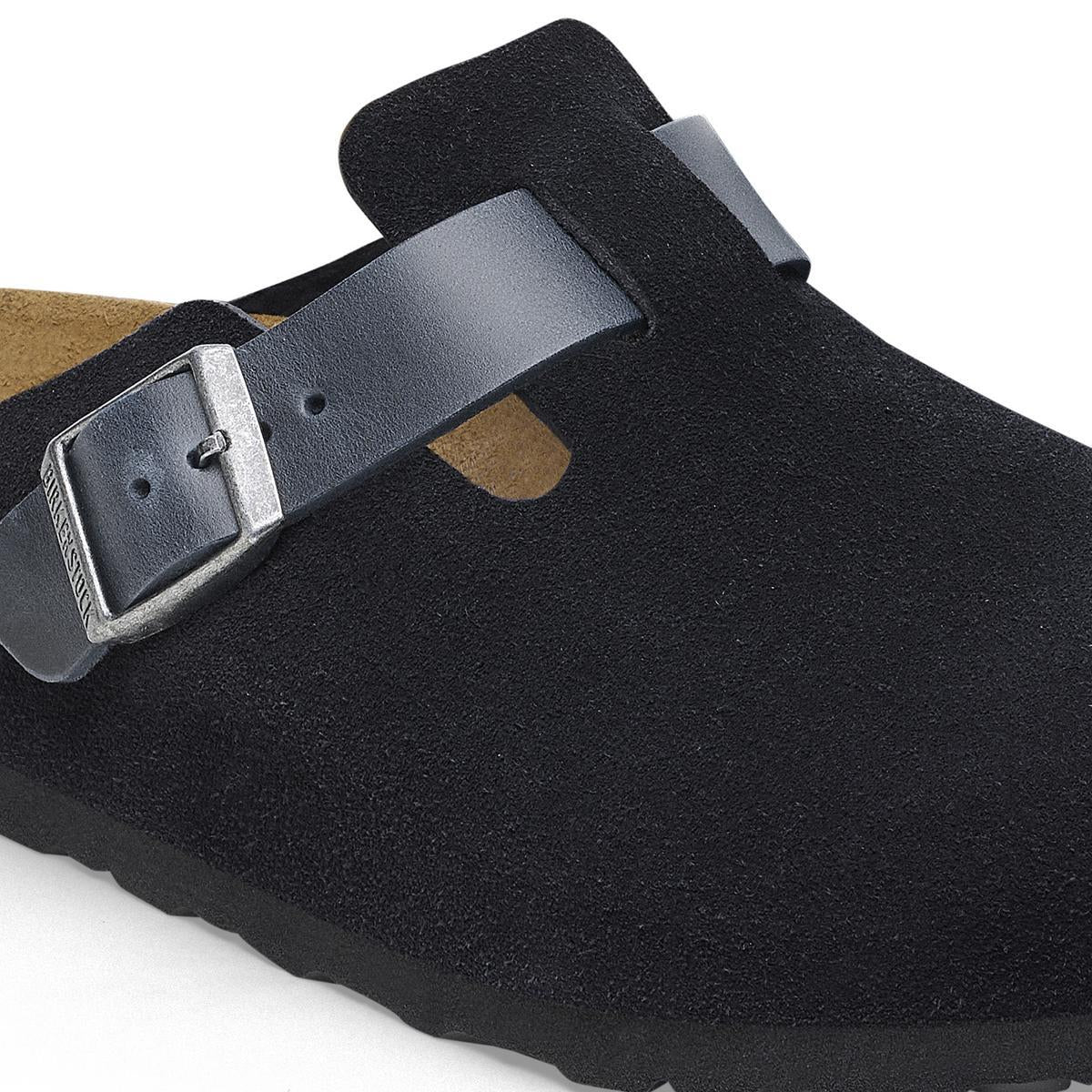 Boston Mixed Leather in Midnight – Birkenstock NZ