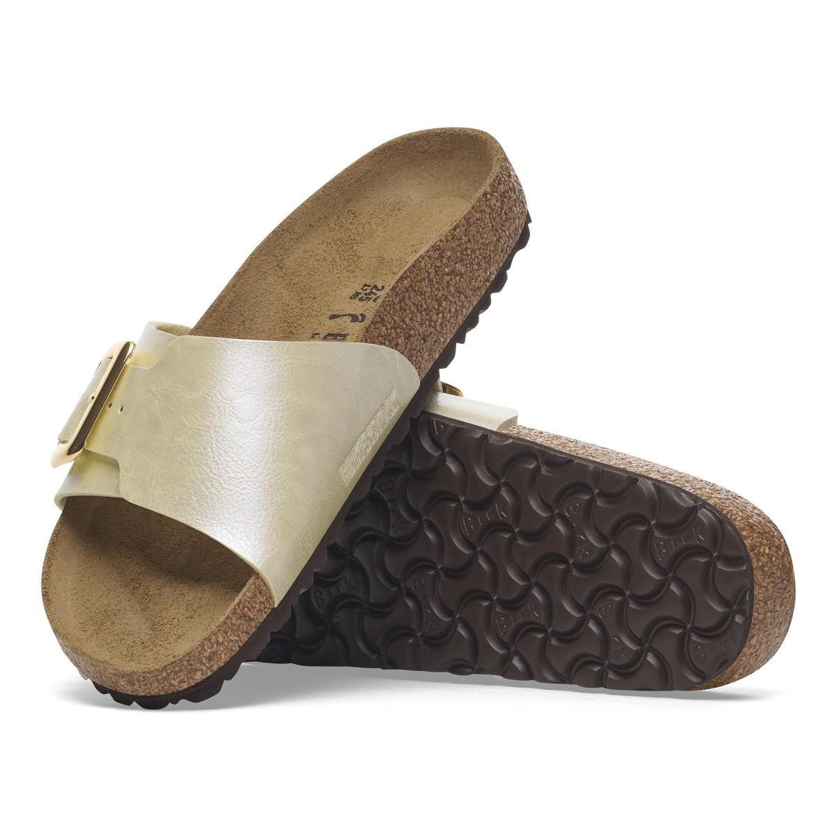 Birkenstock Catalina Cushion Buckle Pearl White - Image 4