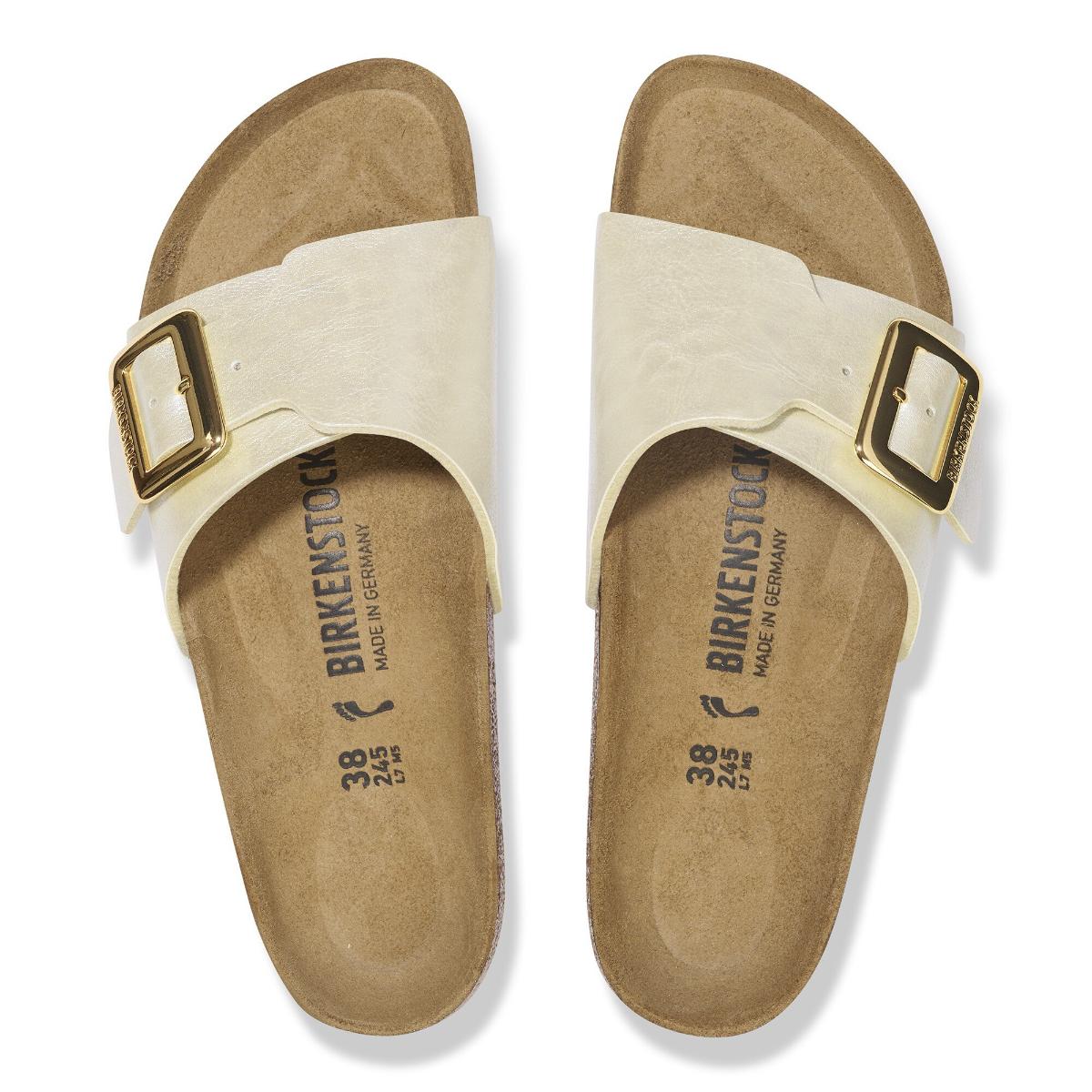 Birkenstock Catalina Cushion Buckle Pearl White - Image 5