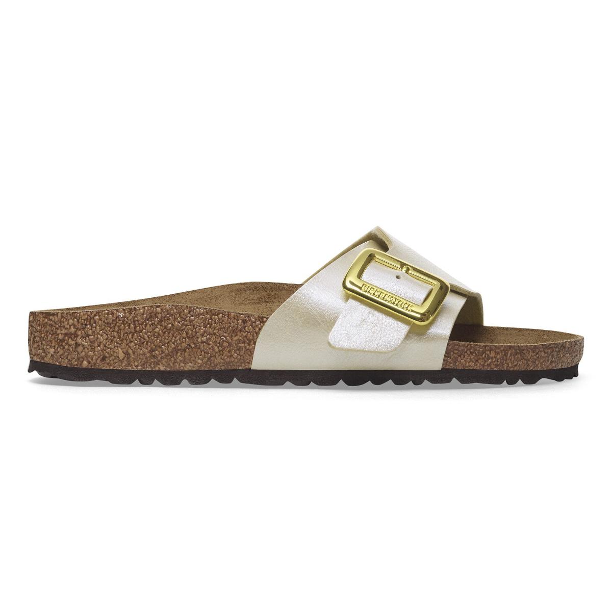 Birkenstock Catalina Cushion Buckle Pearl White - Image 6
