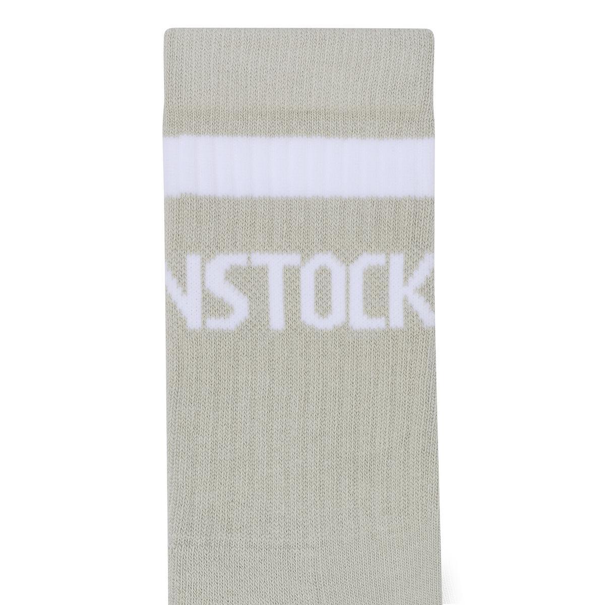 Birkenstock Tennis Cotton Socks Stone Coin/White - Image 2