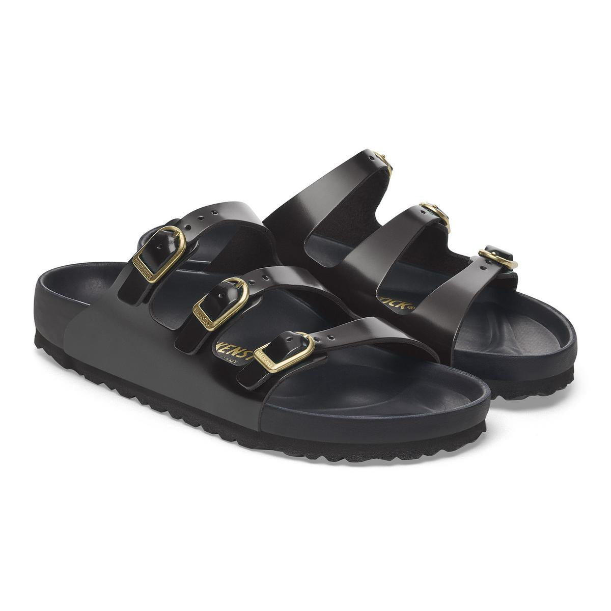 新品　Birkenstock Florida leather sandals Florida Exquisite Natural Leather in Black – Birkenstock NZ