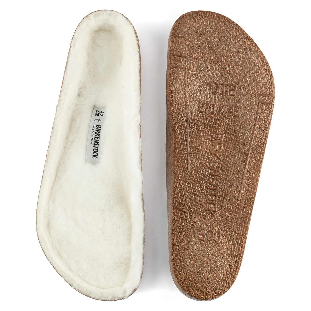 Birkenstock Shearling Footbed Replacement Sandshell/Cream - Image 4