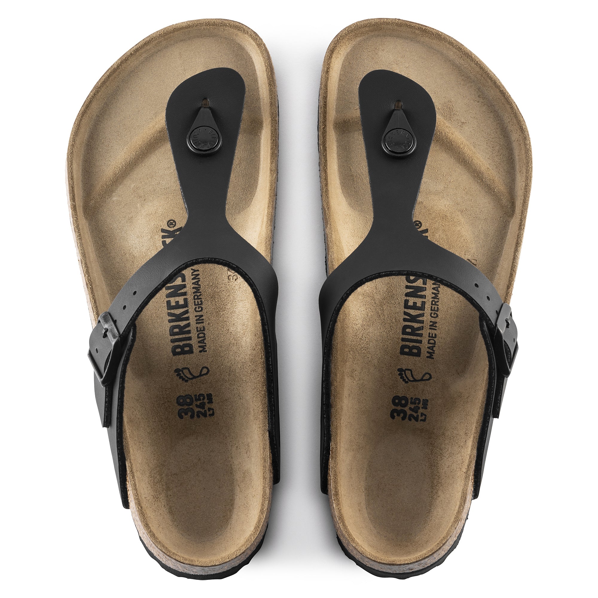 Gizeh Birko-Flor in Black – BIRKENSTOCK NZ