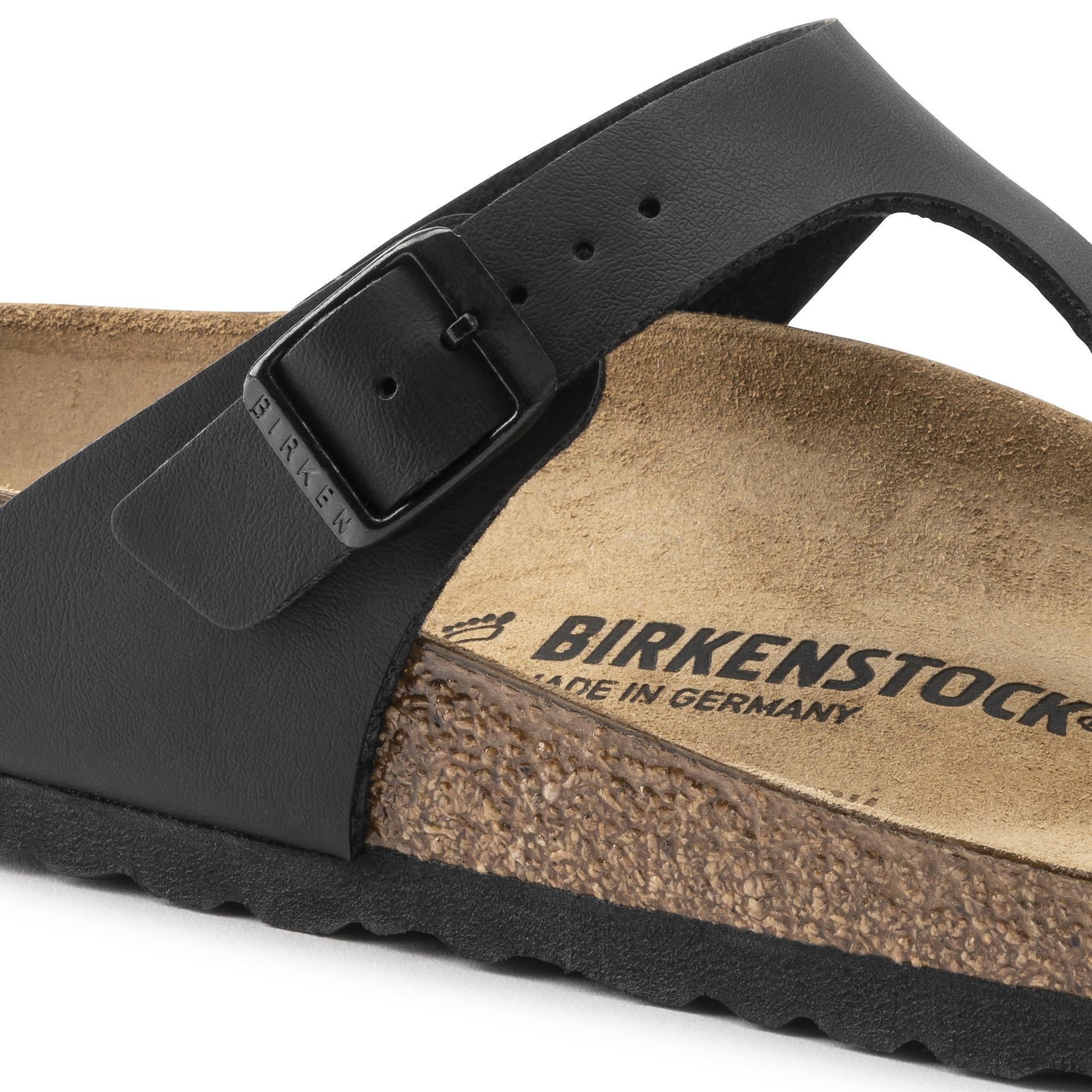 Gizeh Birko-Flor in Black – BIRKENSTOCK NZ