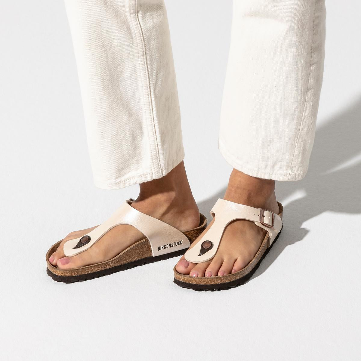 Birkenstock Gizeh Pearl White - Image 3