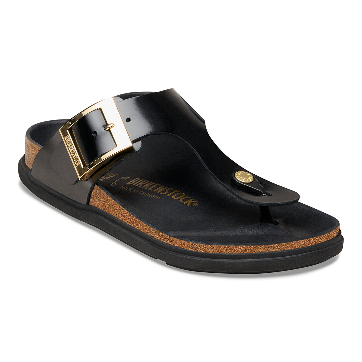 Birkenstock Gizeh Droplet Buckle Black - Image 1