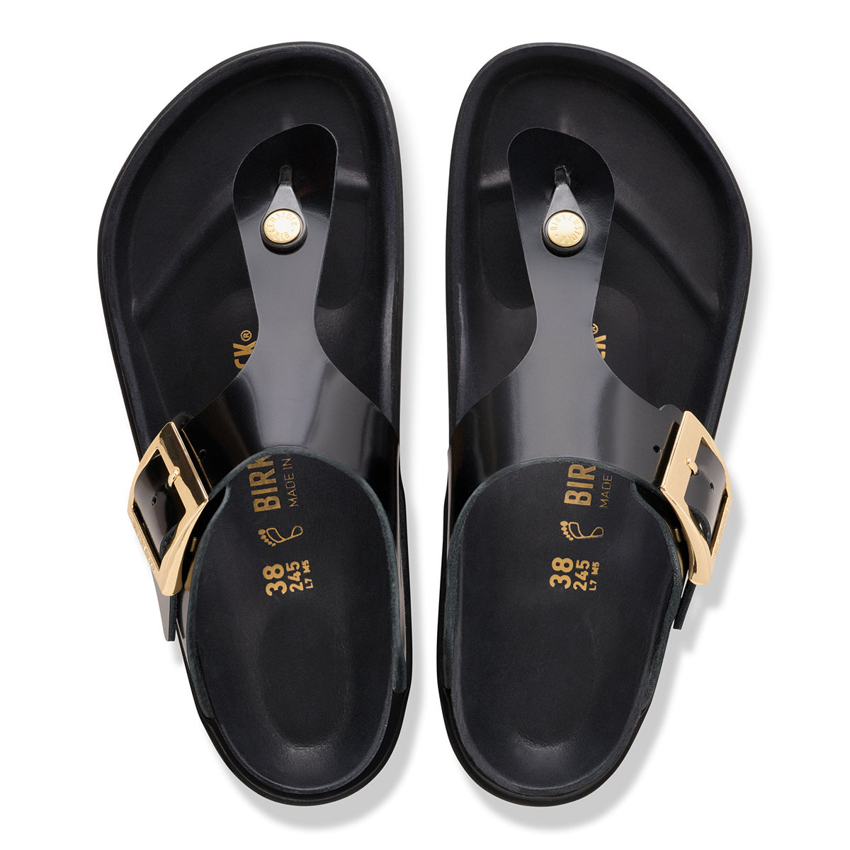 Birkenstock Gizeh Droplet Buckle Black - Image 7