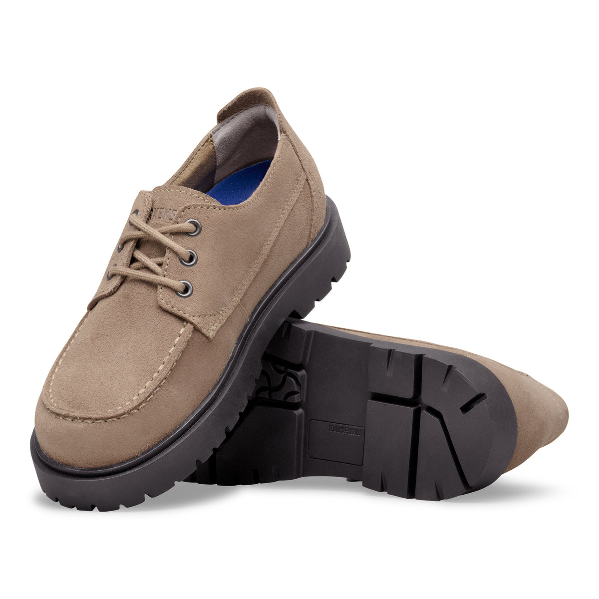 Birkenstock Highwood Moc Lace Low Grey Taupe - Image 2