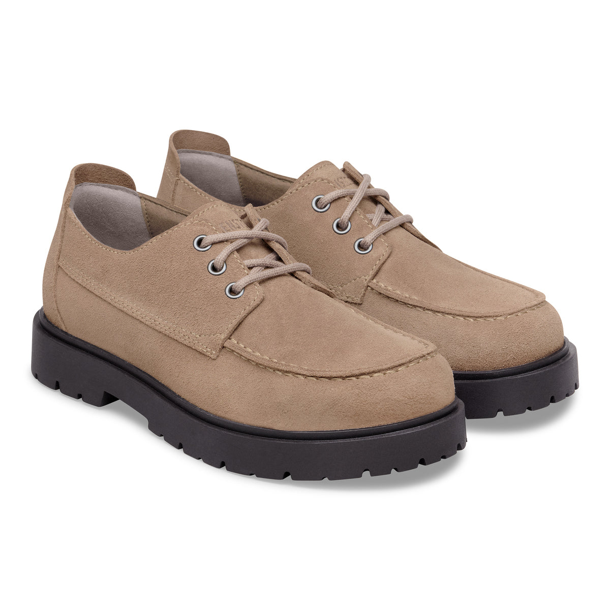 Birkenstock Highwood Moc Lace Low Grey Taupe - Image 3