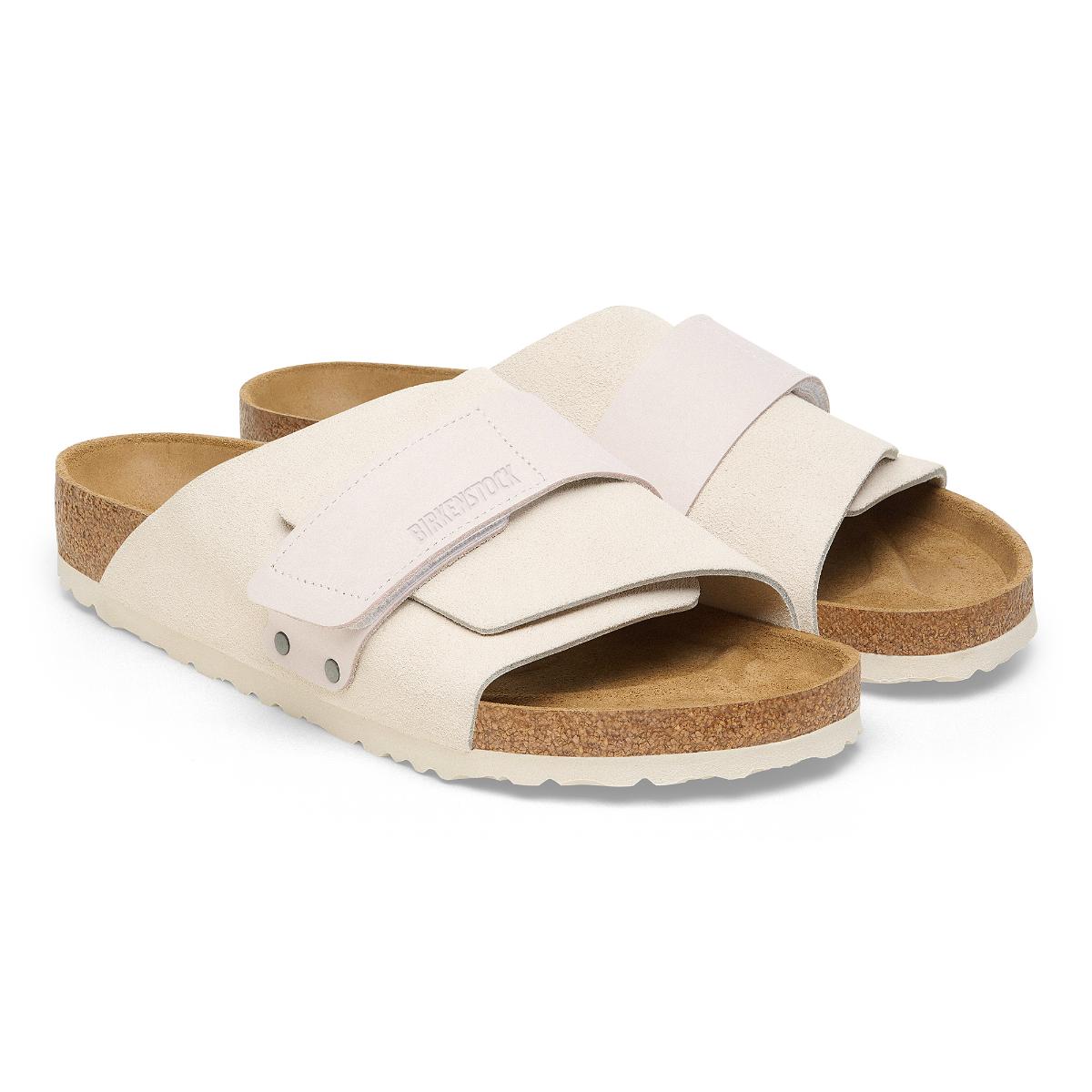 Birkenstock KYOTOスエード アンティークホワイト サンダル 39 Kyoto Nubuck/Suede Leather in Antique White – BIRKENSTOCK NZ