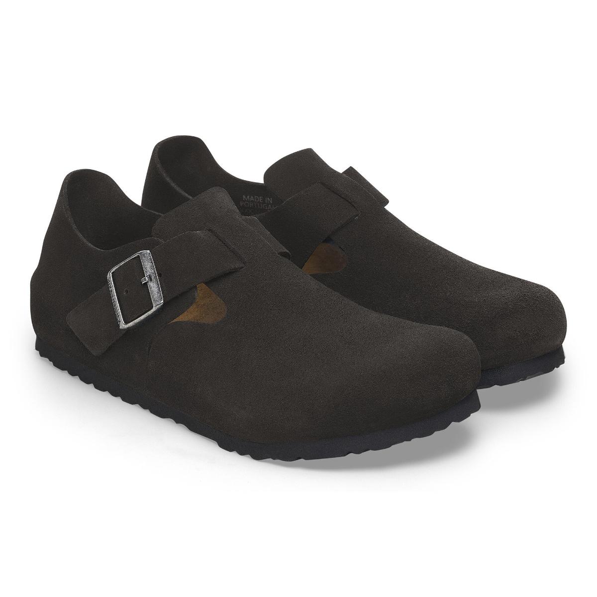 London Suede Leather in Black – BIRKENSTOCK NZ