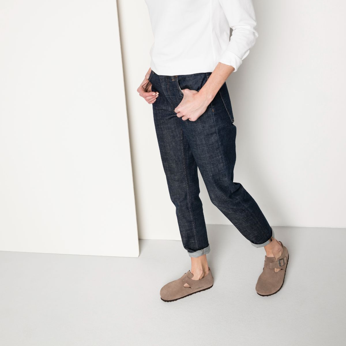 London Suede Leather in Taupe – Birkenstock NZ