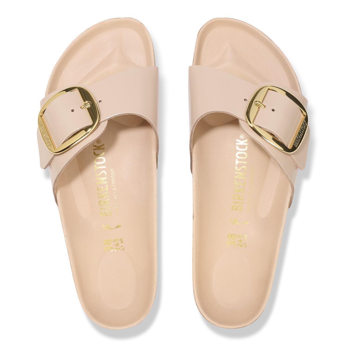 Madrid Big Buckle Natural Leather in New Beige – BIRKENSTOCK NZ