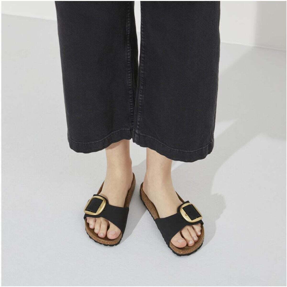 Birkenstock Madrid Big Buckle Black - Image 3