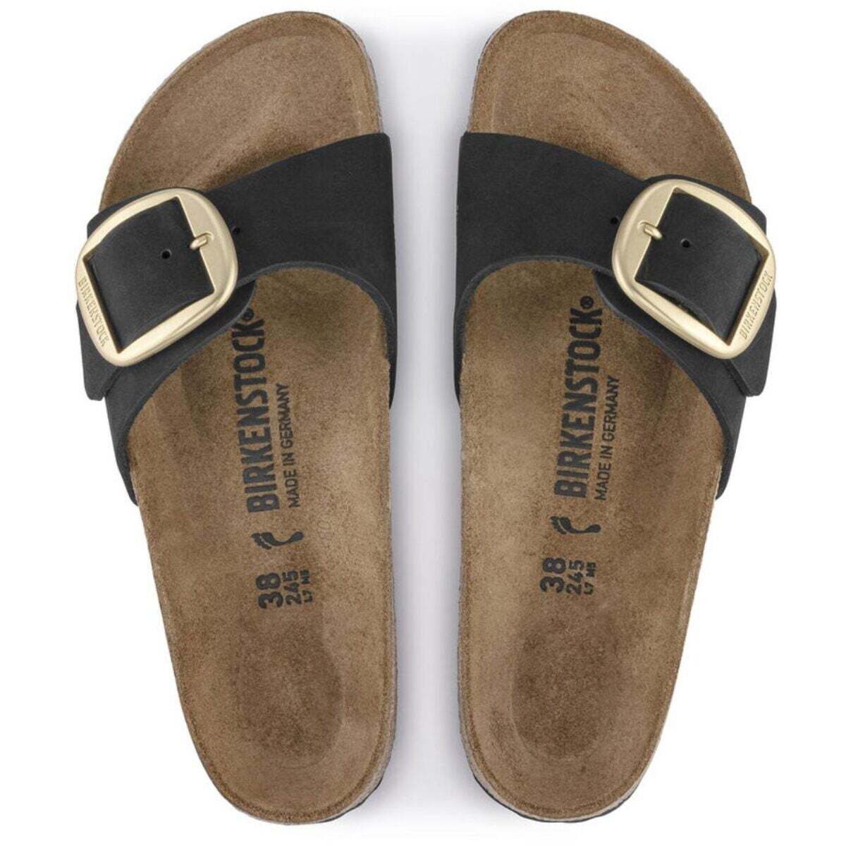 Birkenstock Madrid Big Buckle Black - Image 7