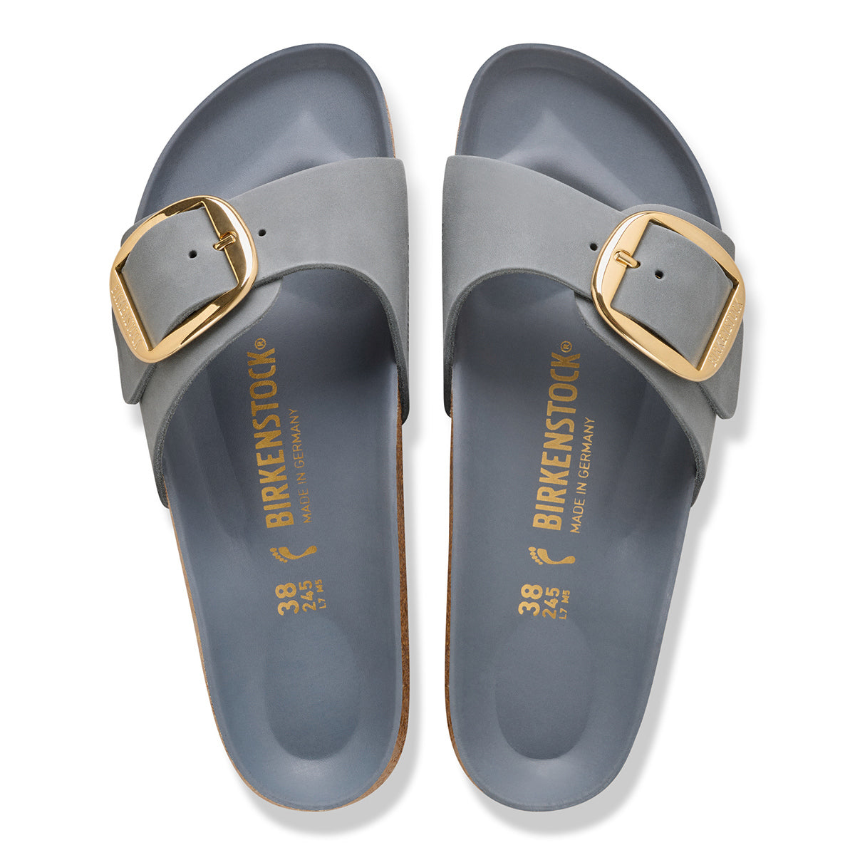 Birkenstock Madrid Big Buckle Basalt Grey - Image 7