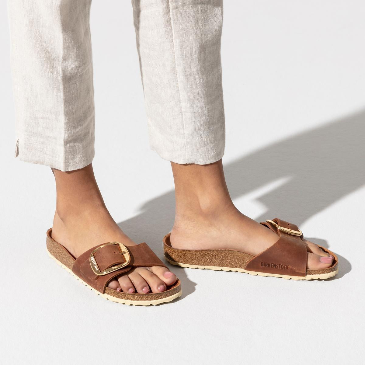 Birkenstock Madrid Big Buckle Cognac - Image 3