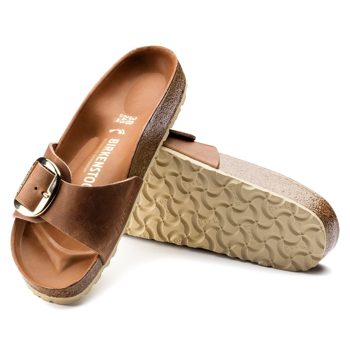 Birkenstock Madrid Big Buckle Cognac - Image 4