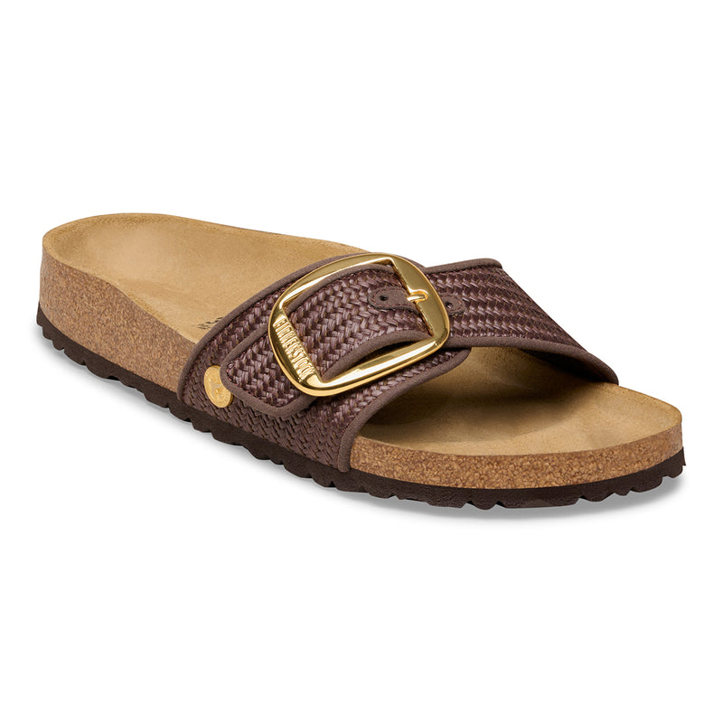 Birkenstock Madrid Big Buckle Raffia Carafe - Image 1