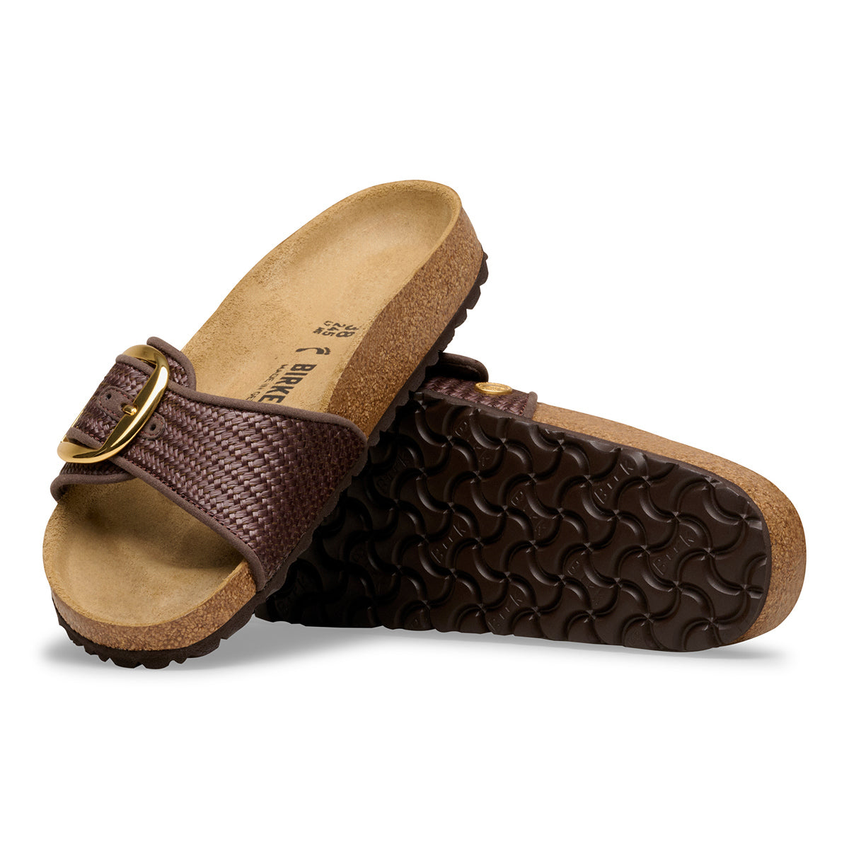 Birkenstock Madrid Big Buckle Raffia Carafe - Image 4