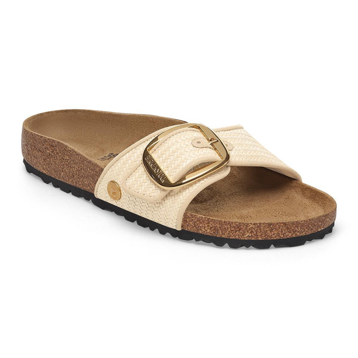 Birkenstock Madrid Big Buckle Raffia Natural - Image 1