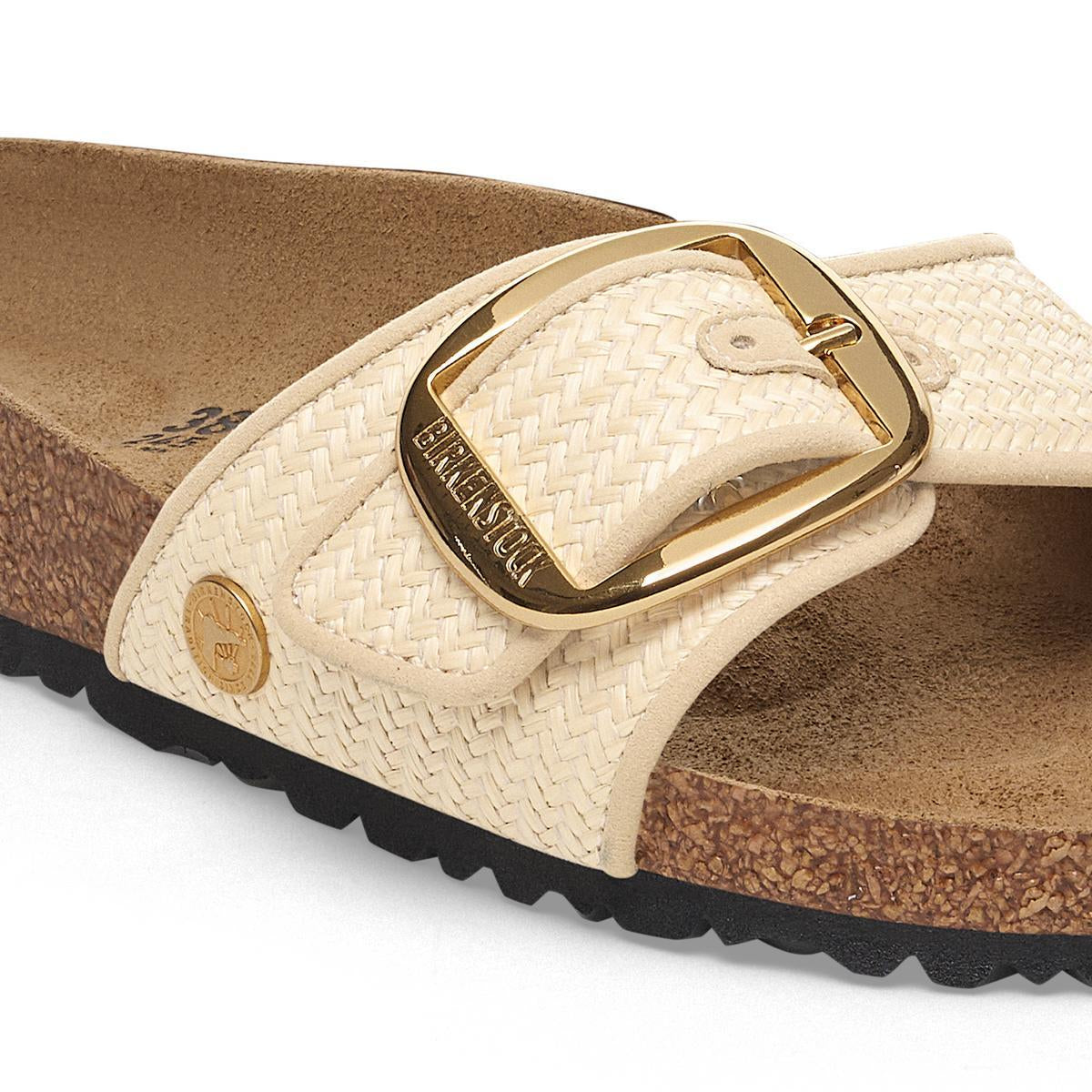 Birkenstock Madrid Big Buckle Raffia Natural - Image 8