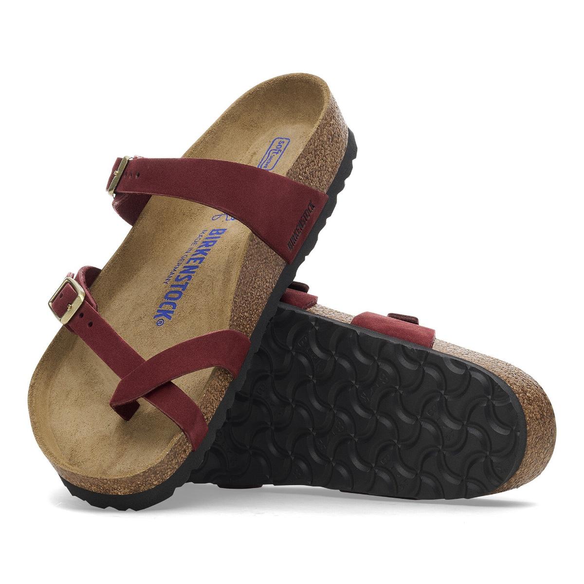 Mayari Soft Footbed Nubuck Leather in Zinfandel Birkenstock NZ