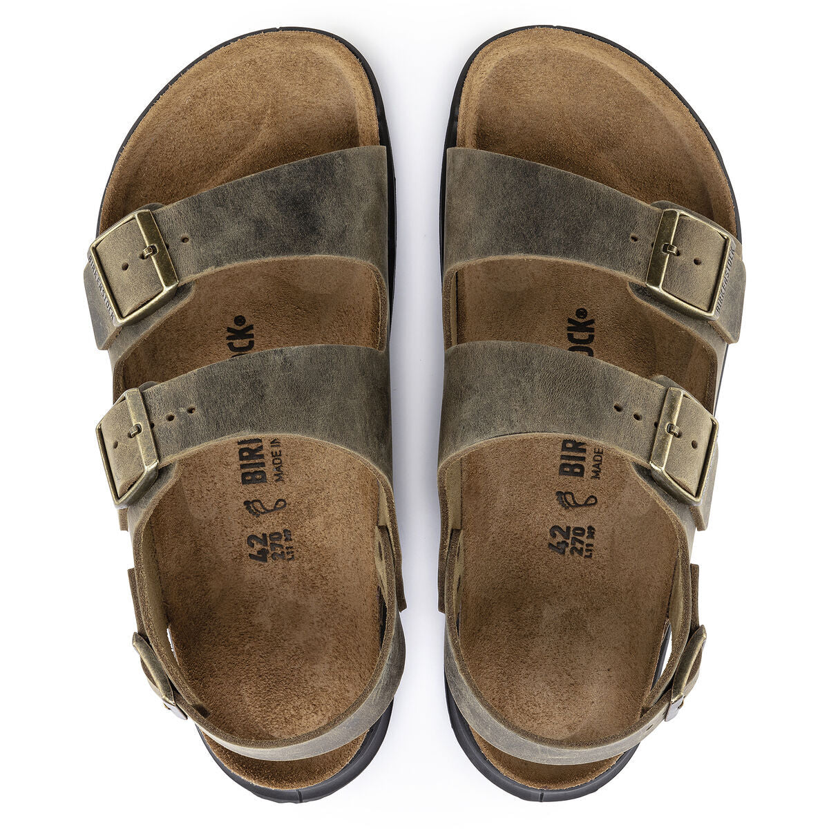 Birkenstock Milano Crosstown Faded Khaki - Image 5