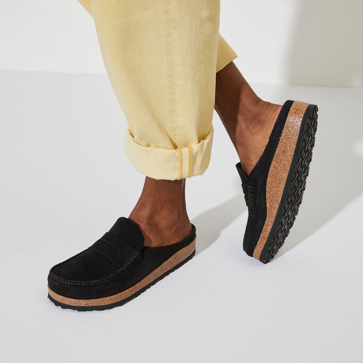 Naples Suede Leather in Black – BIRKENSTOCK NZ
