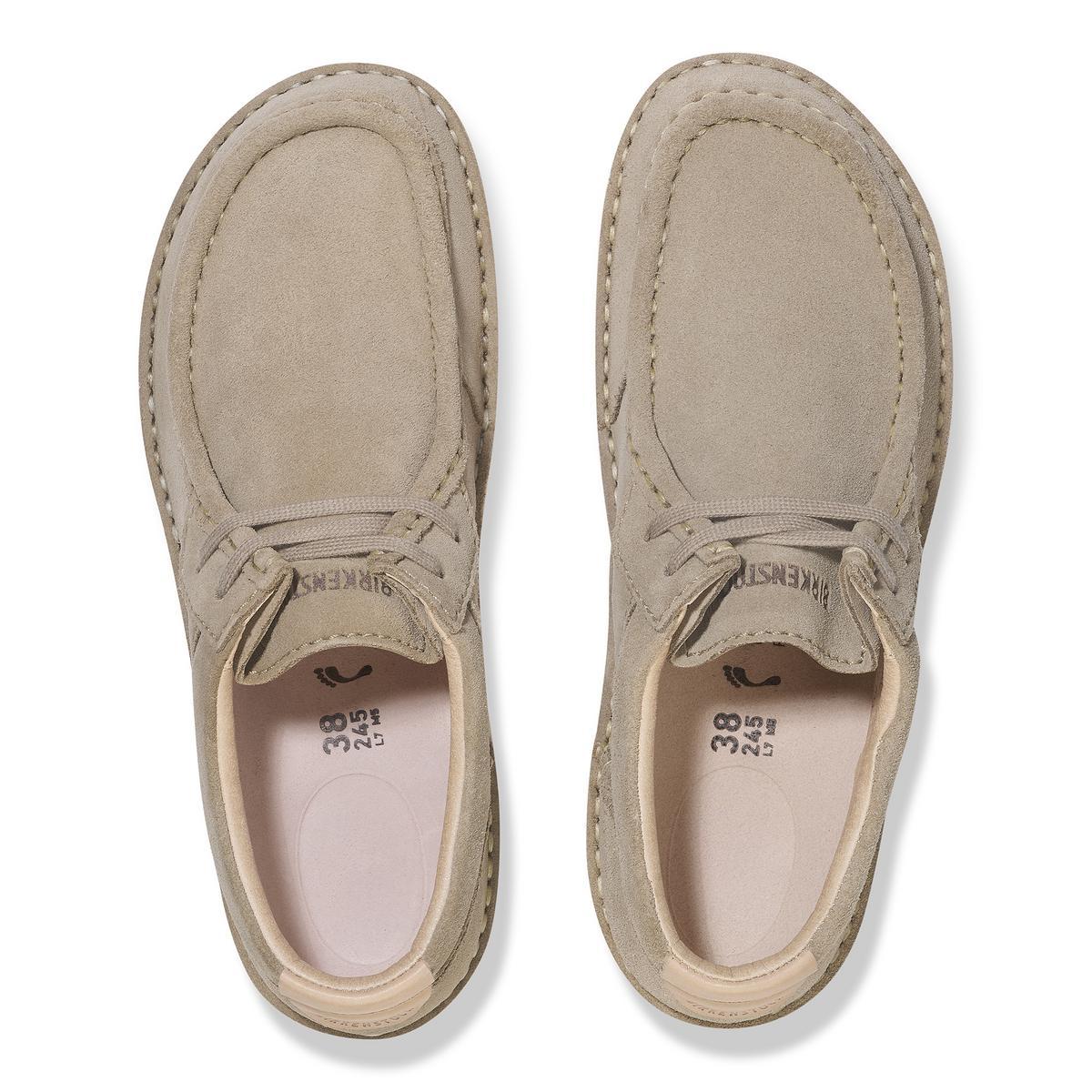 Pasadena Suede Leather in Taupe – BIRKENSTOCK NZ