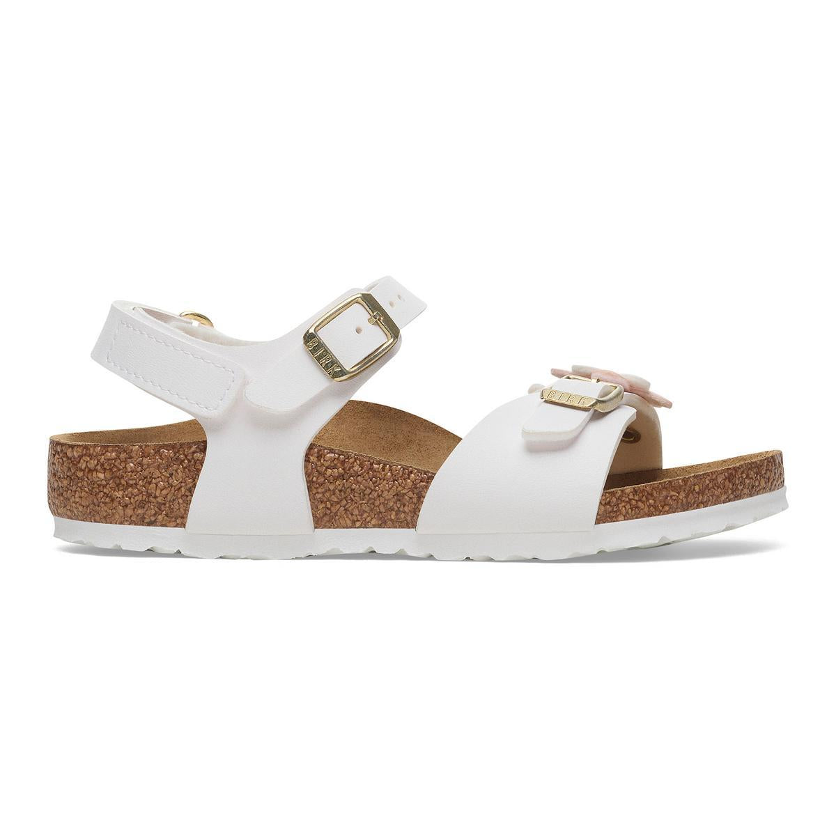 Birkenstock Rio Flower Kids White - Image 4