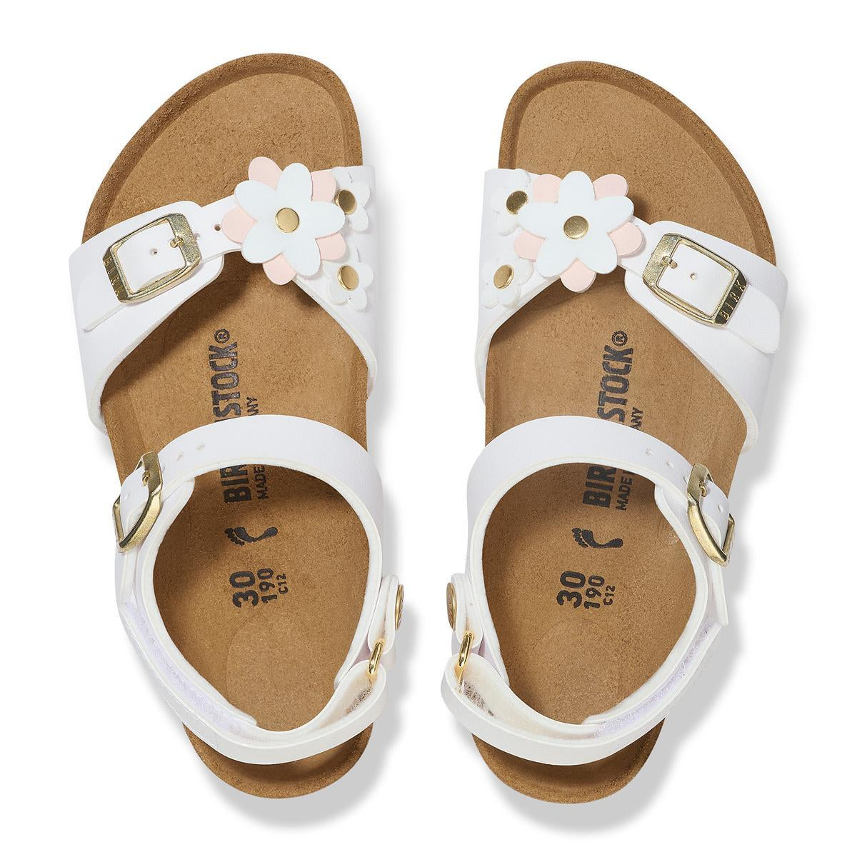 Birkenstock Rio Flower Kids White - Image 5