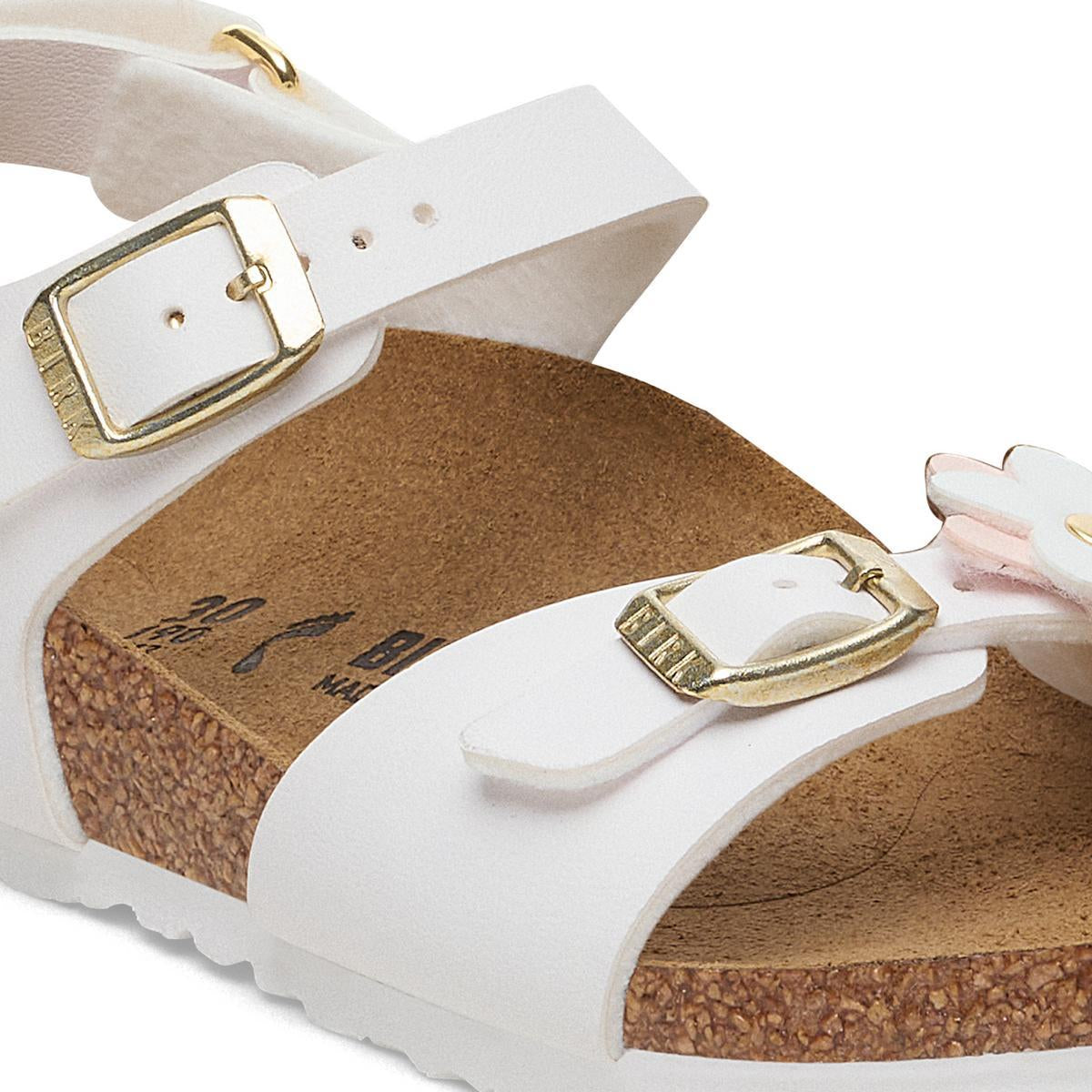 Birkenstock Rio Flower Kids White - Image 6