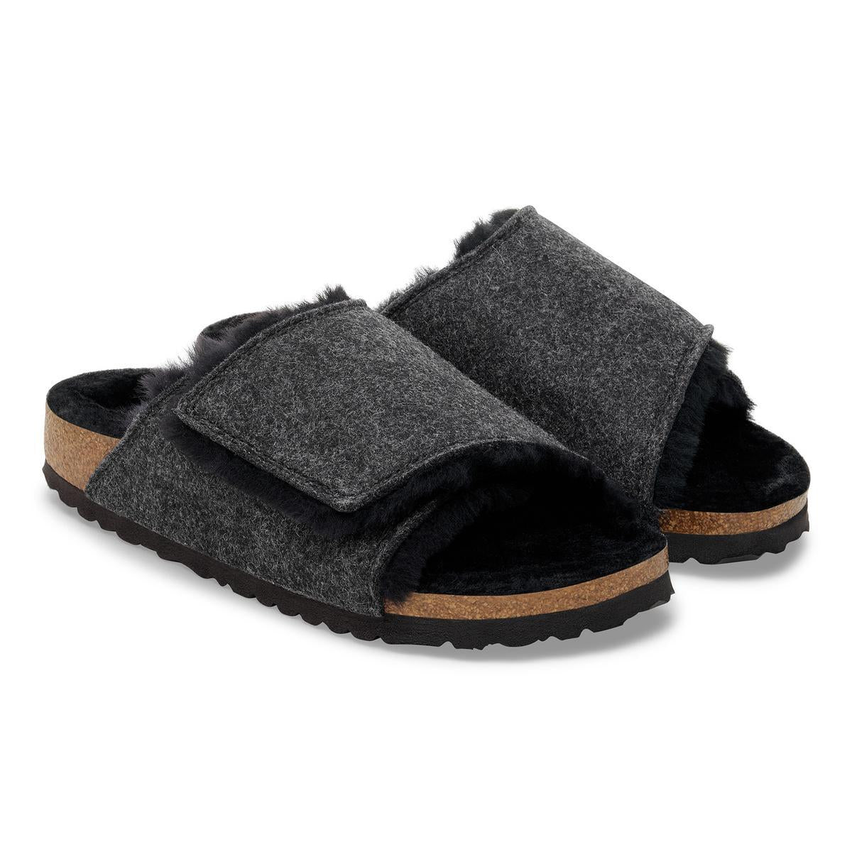 Birkenstock Solana Shearling Anthracite - Image 3